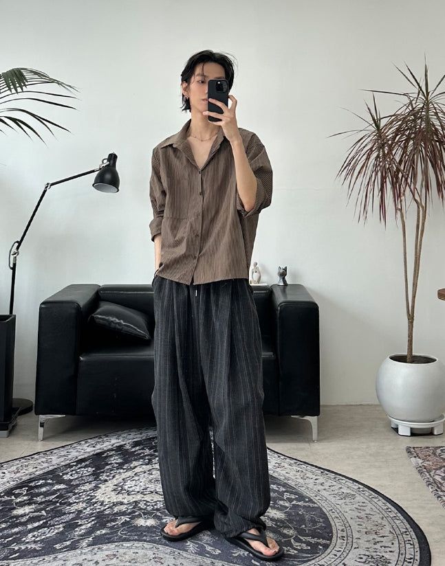Bien Stripe Banding Slacks