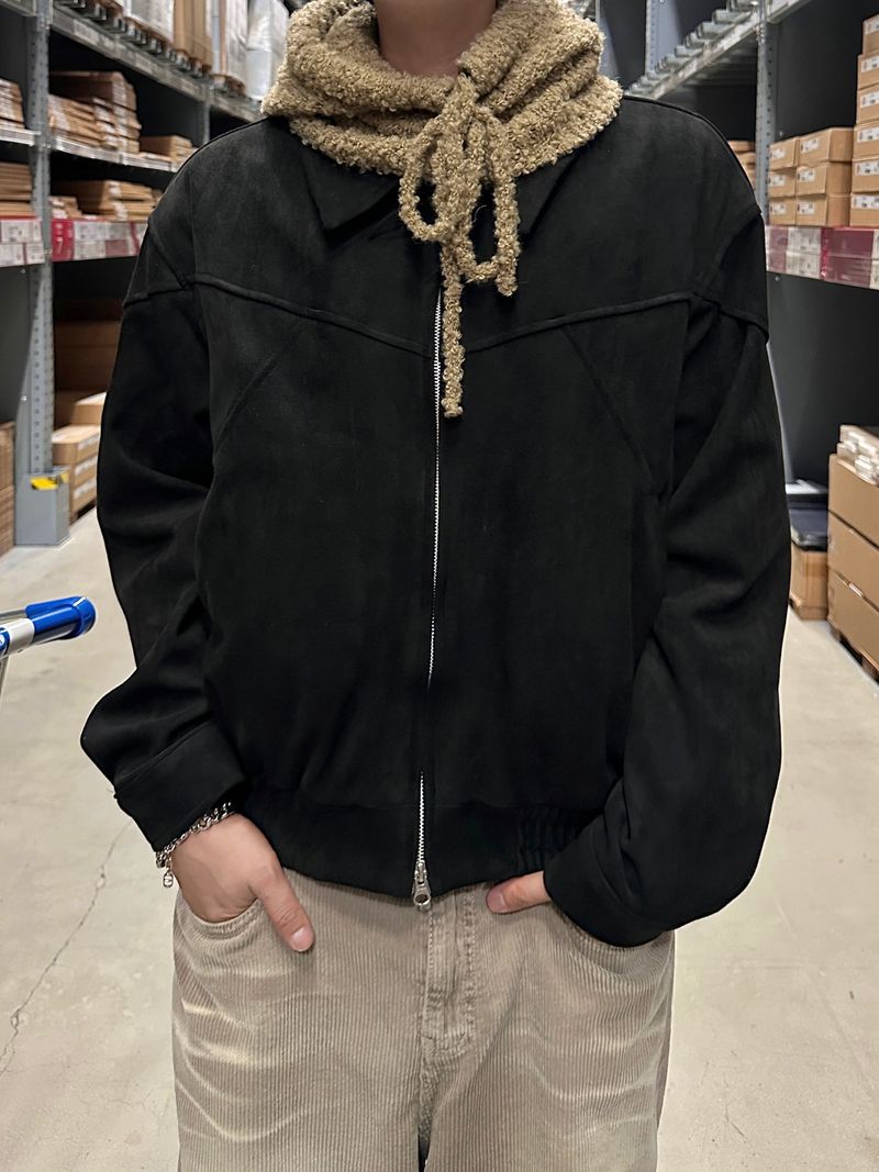 EL cut suede jacket 3C