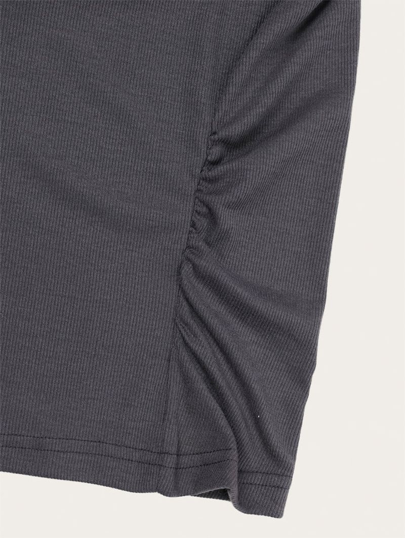 SIDE SHIRRING BUTTON SLEEVELESS (3C)