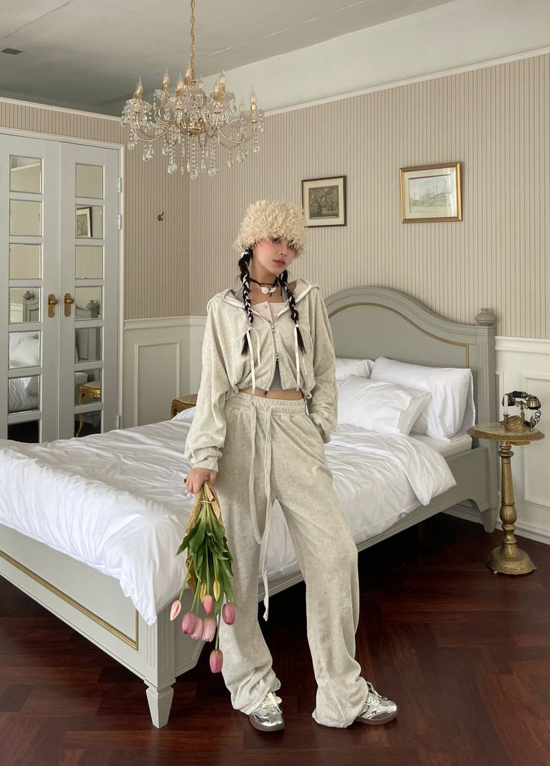 GISELE(ジゼル)の「Towel 2way hood set(Tops)」