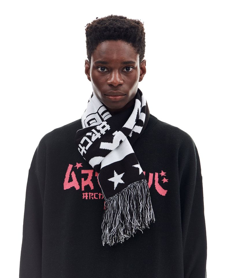 ARCHIVE BOLD（アーカイブボールド）の「JP LOGO MUFFLER (BLACK)（Fashion Accessories）」