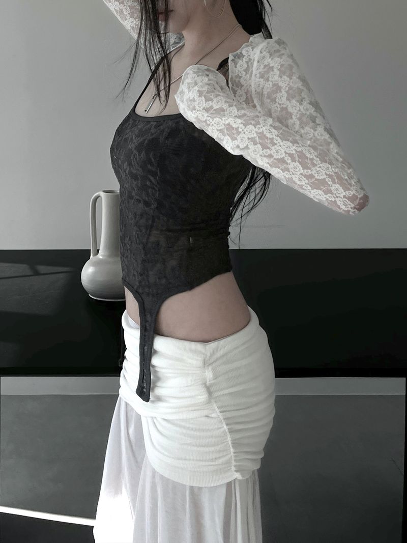 rose bolero cardigan (3color)