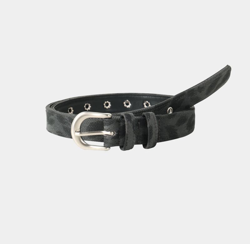 No.1429 leopard eyelet belt (3color)
