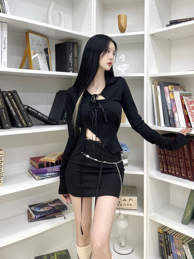 782. Romi ribbon slit sh (2color)