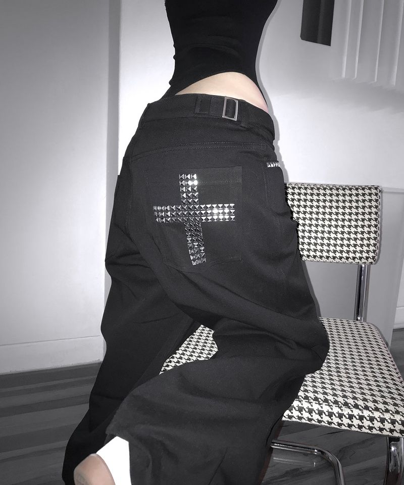meego（ミーゴ）の「cross stun pt (2colors)（Pants）」