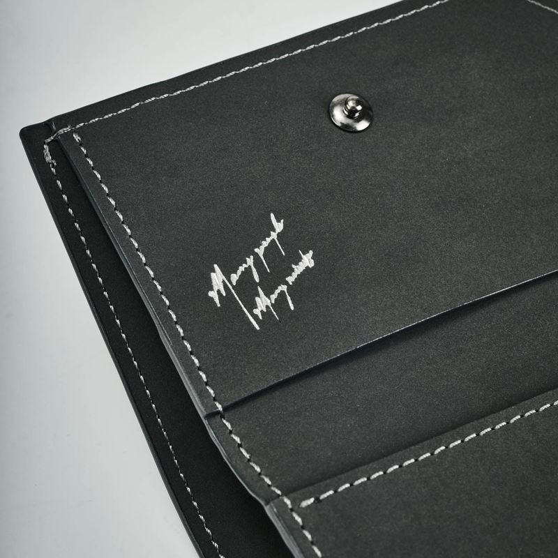 Corn Leather Graphic Trifold Wallet