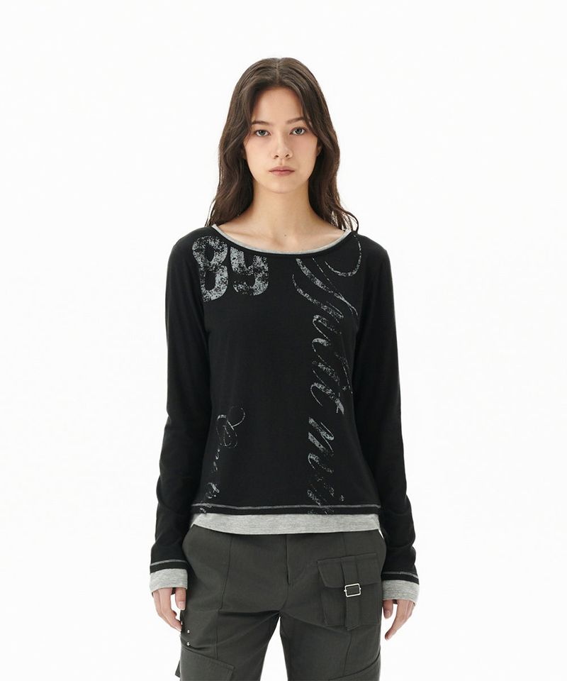 TRUTH LAYERED LONG SLEEVE TEE