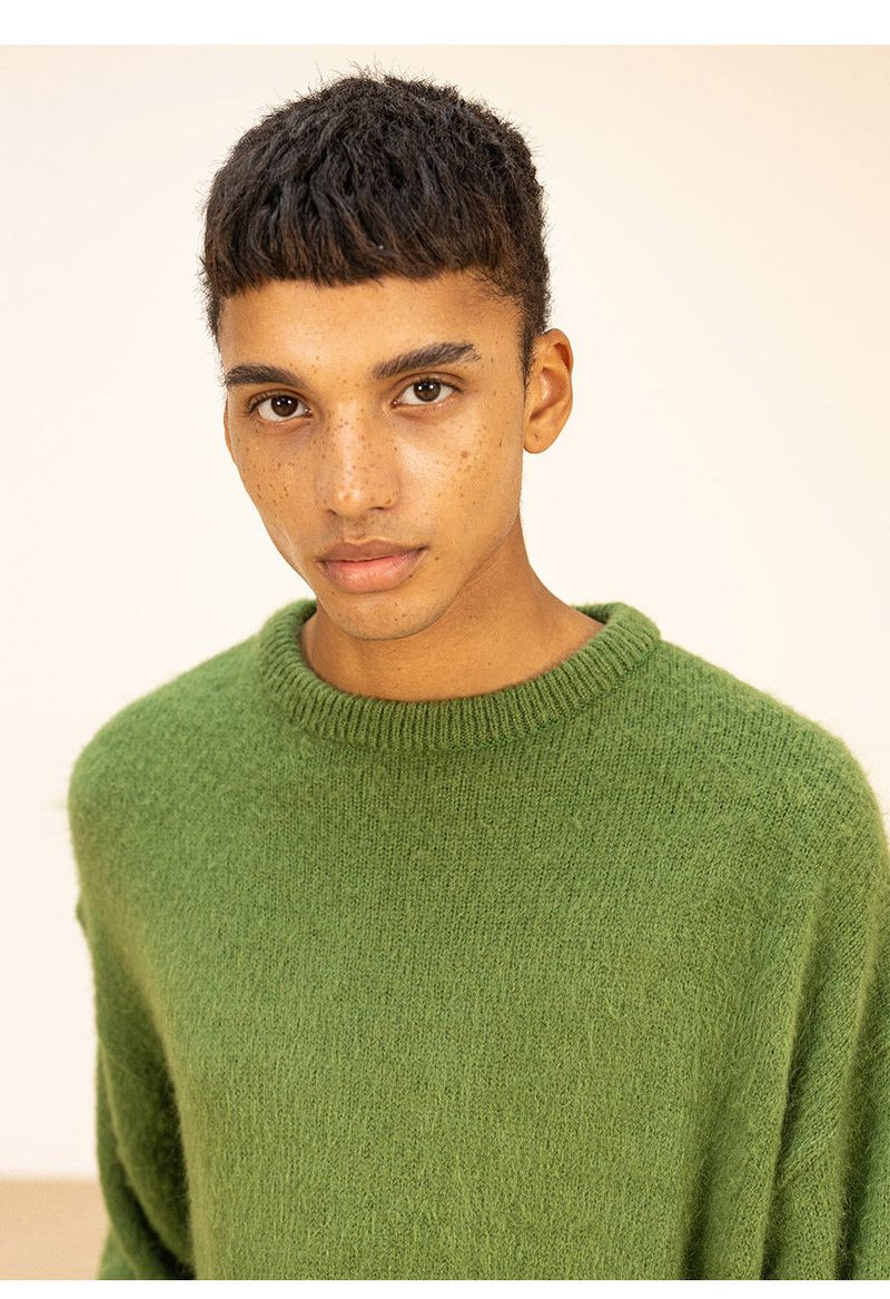 WOOL SOFT MOHAIR OVERSIZED KNIT