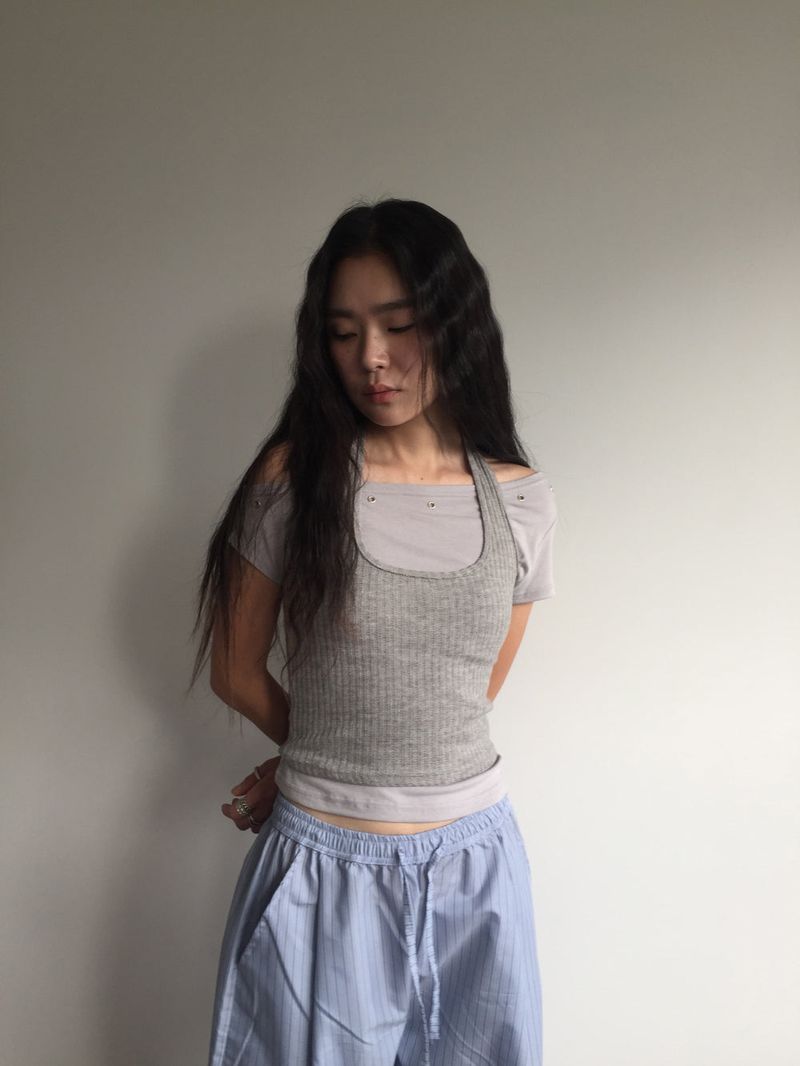Rush Eyelet T-shirt (3color)