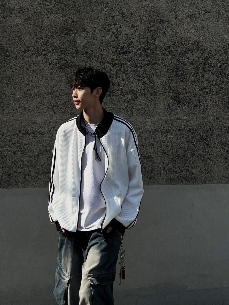 Rough Denim String Cargo Pants