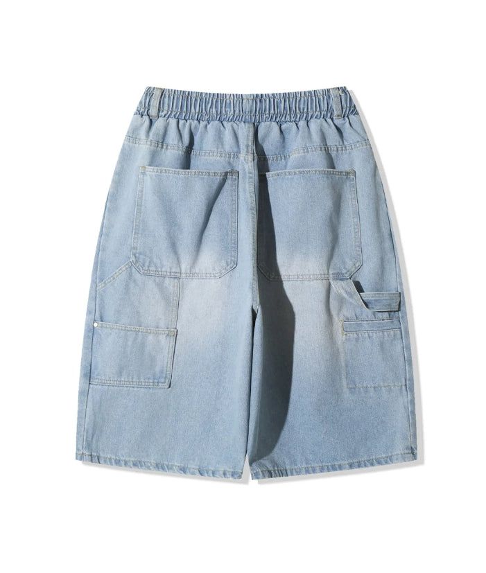 Ethan Carpenter Bermuda denim pants