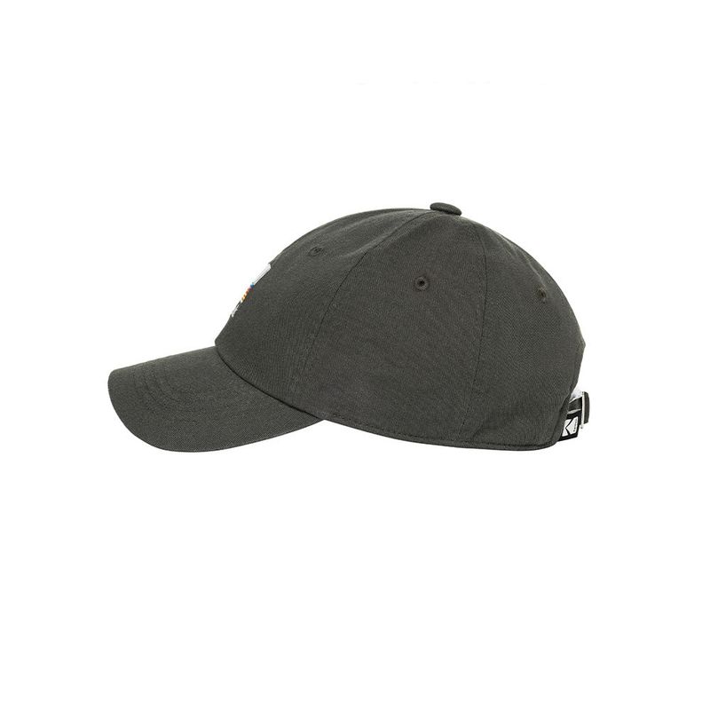 RAINBOW EMBROIDERY BALL CAP【CHARCOAL】