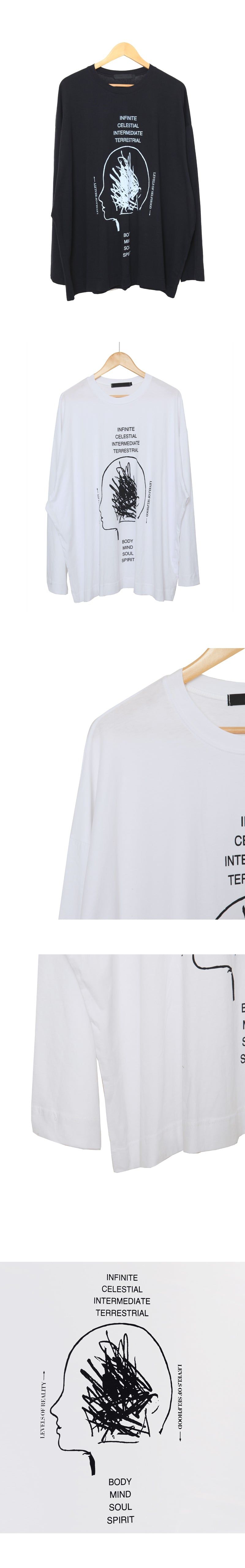 Brain over long sleeve T