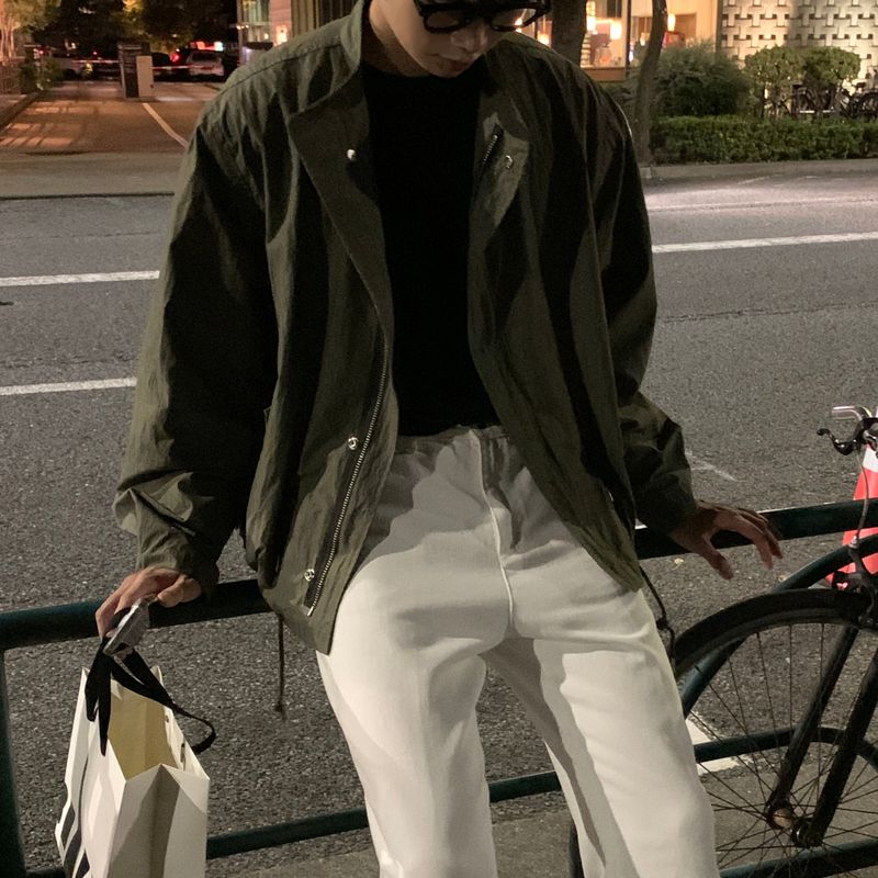 LMN Billy Oversized-Fit Short Bomber Jacket (3 colors)