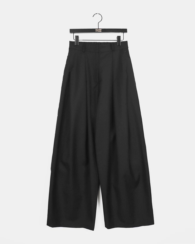 [MADE] Recall Double Pintuck Wide Slacks
