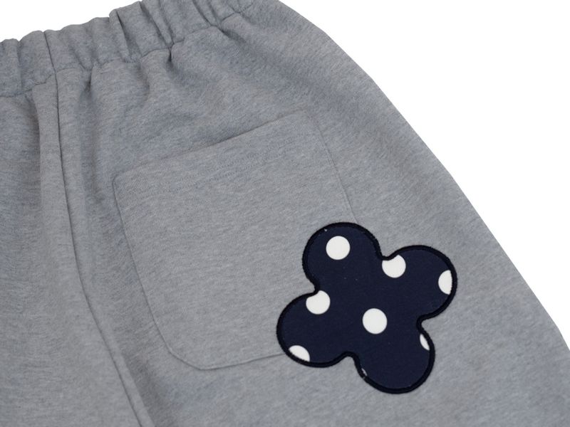 DOT FOLDING BERMUDA SWEATPANTS