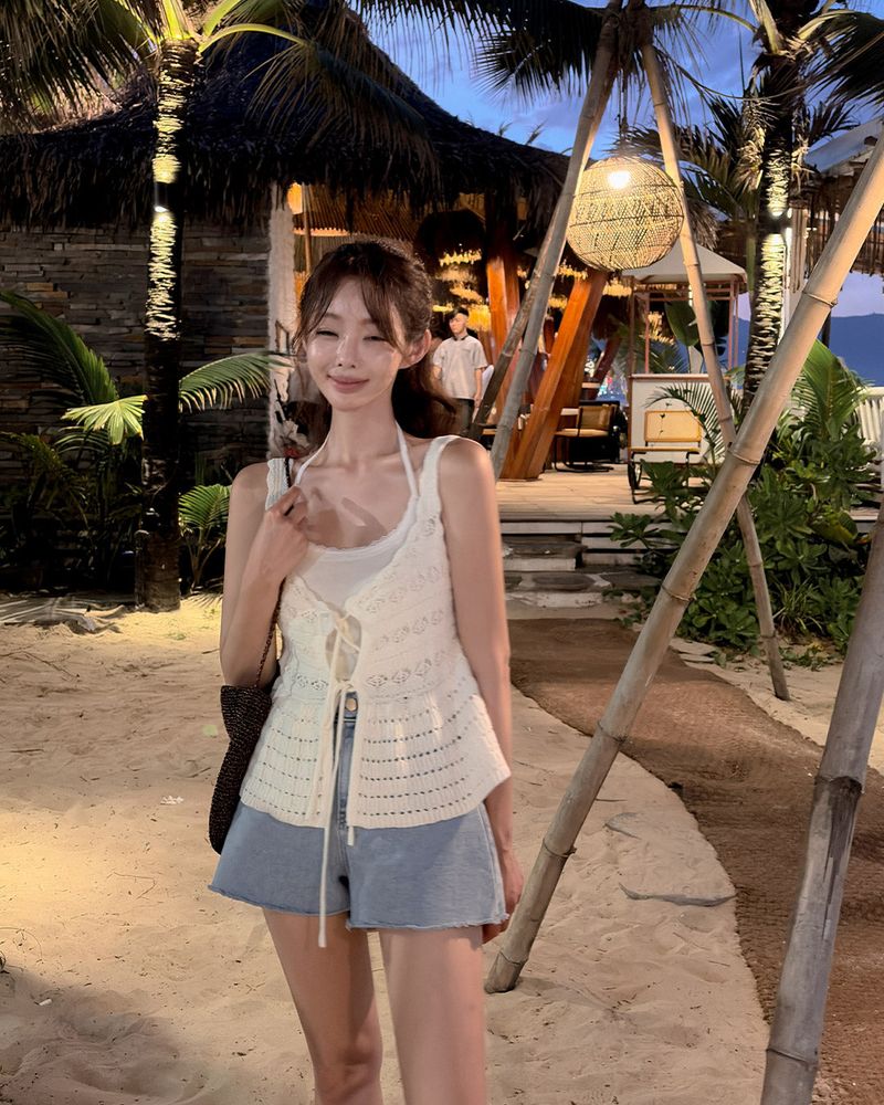 Kite denim short pants