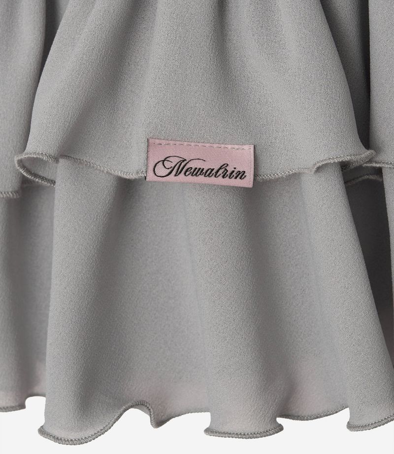 Tutu Chiffon Winged Shirred Skirt