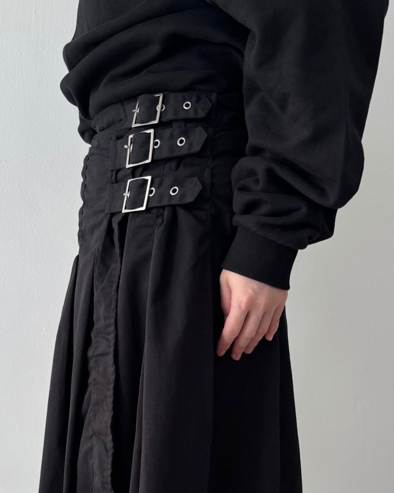 Buckle Wrap Skirt