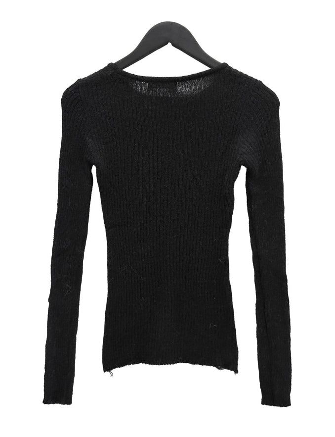 Modern Damage Ribbed Knit