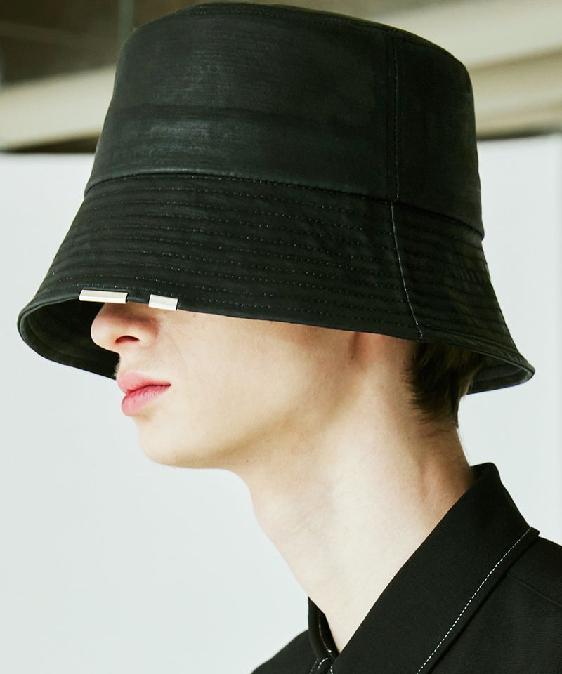 S SY（エスエスワイ）の「DENIM CARBON COATED CHAIN BUCKET HAT（Hats）」