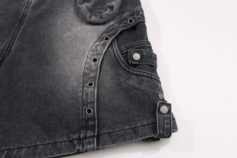 Kyle Ring Pocket Denim Bermuda Pants