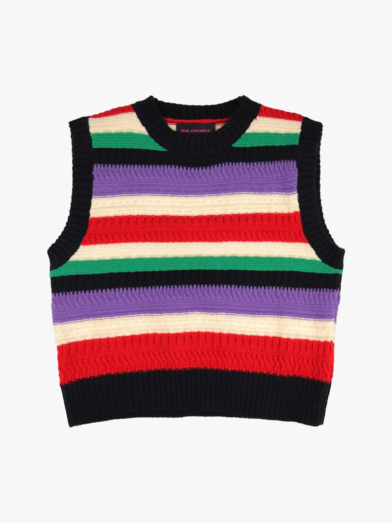 COZY STRIPE VEST