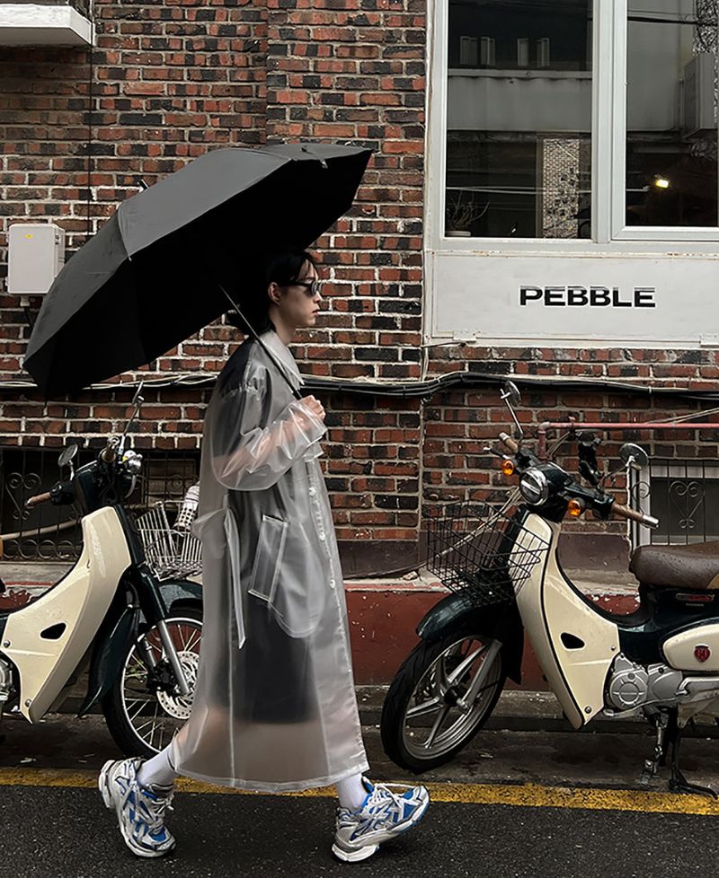 雨の日にはレインコート