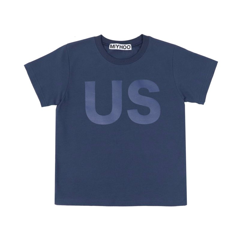 MIYHOO(ミワイフ)の「" US " TEE ( NAVY )(Tops)」