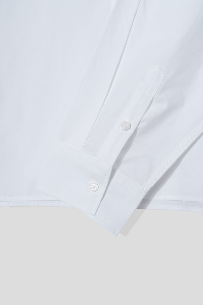 Minimal Crop Plain Shirt (4colors)