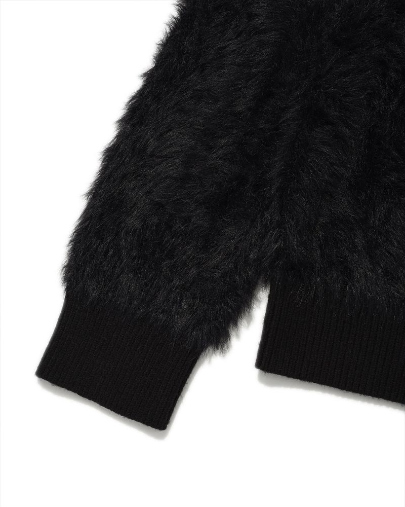 Hairy Cardigan/Black