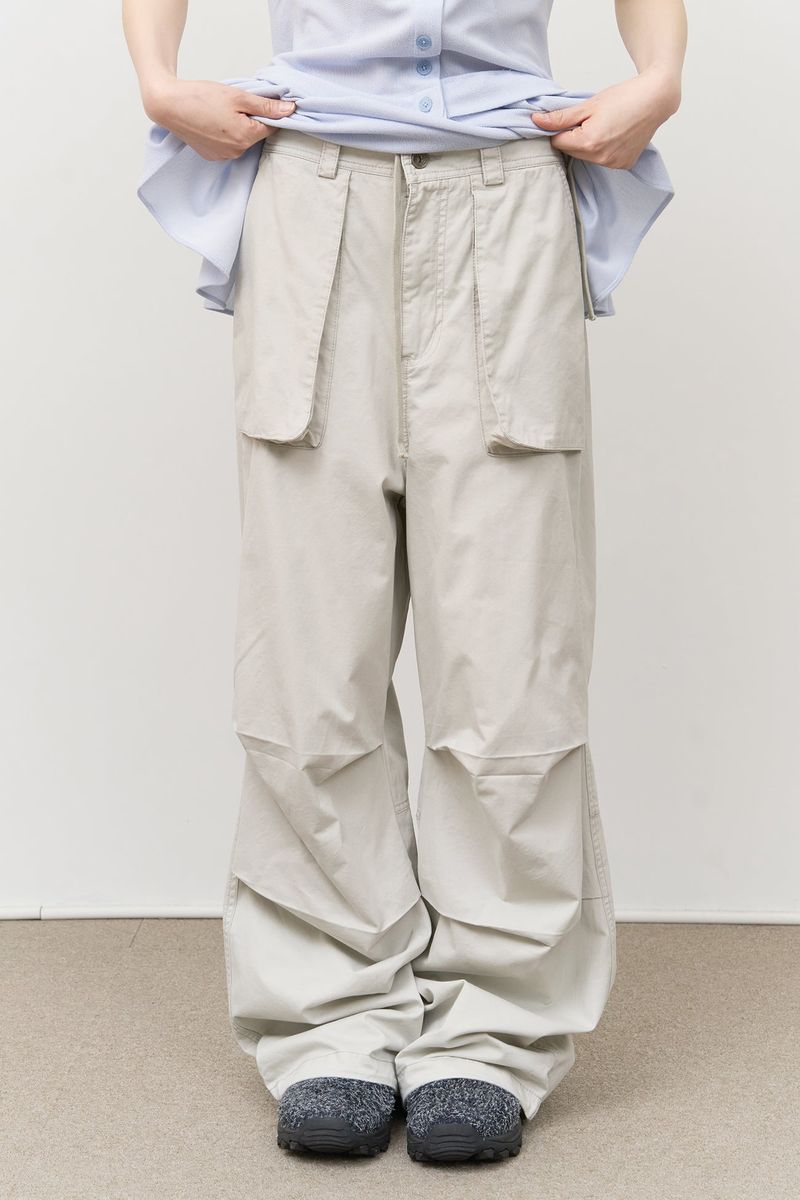 Red Fatigue Pocket Pants