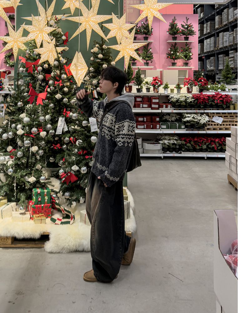 Blon brown teen balloon denim