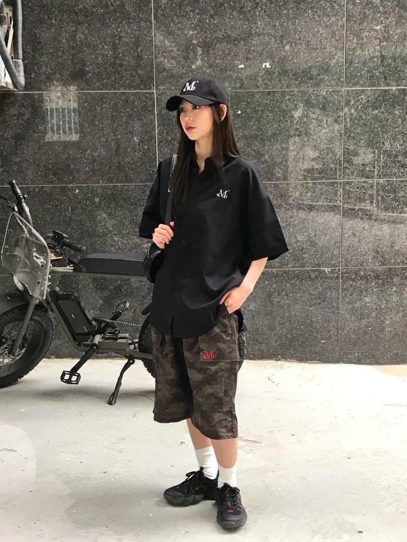 シティルーズフィットハーフシャツ (2color) 