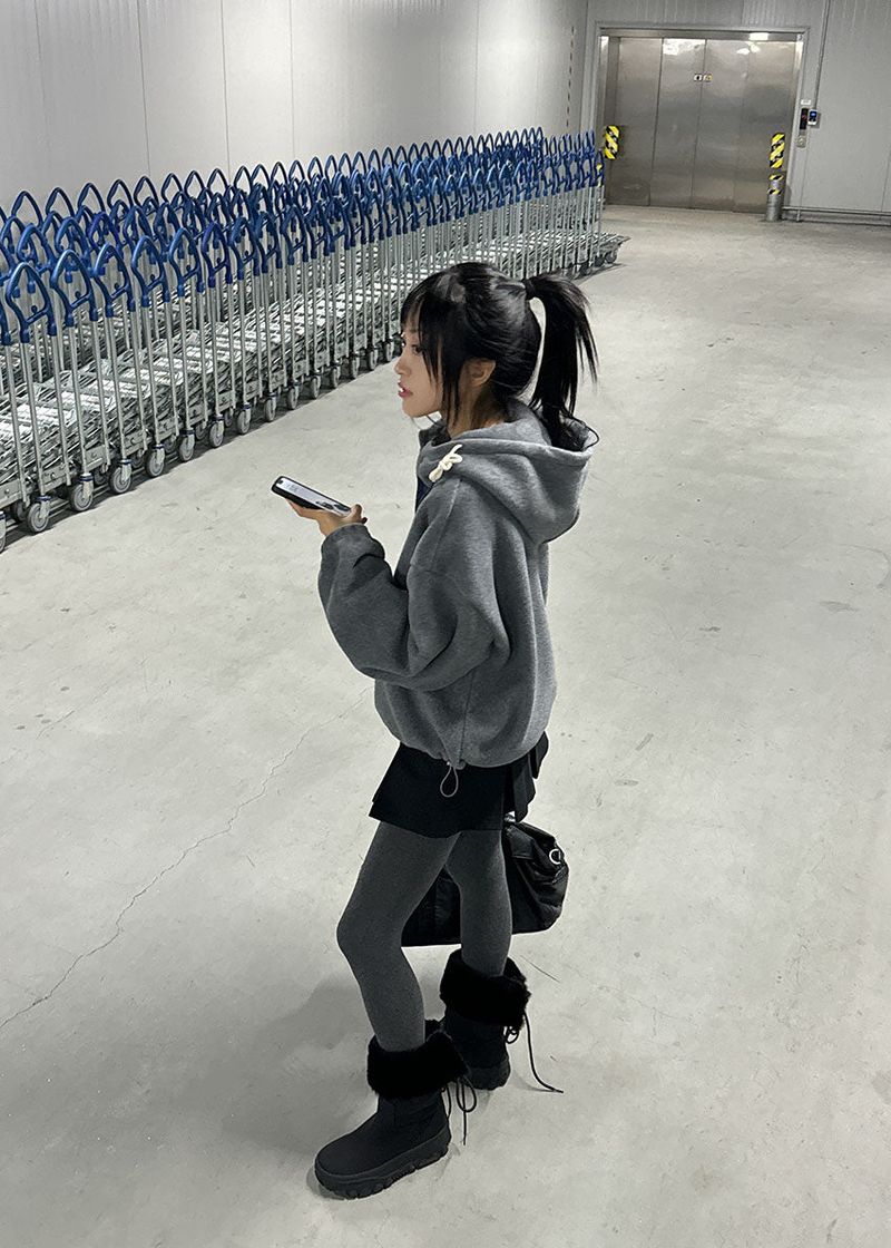 FLEECE HOOD ANORAK