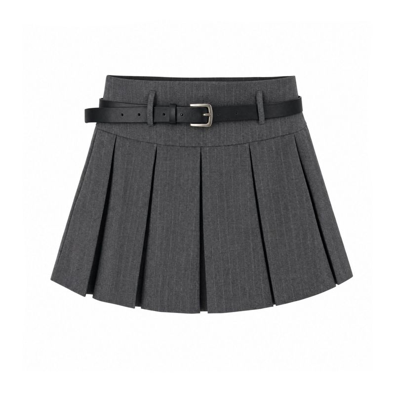 Vera Classic Belt Mini Skirt