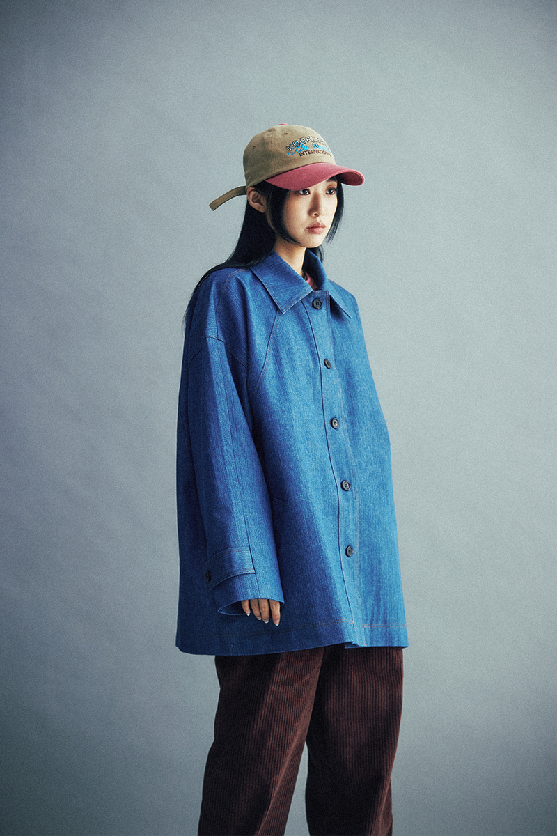 KOOKEESEE Slub Denim Jacket