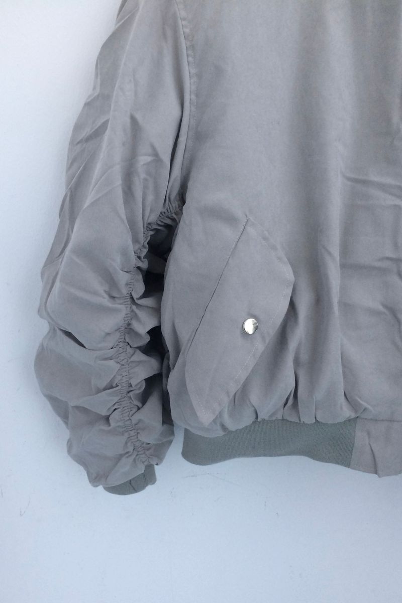 Texture Shirring Jumper