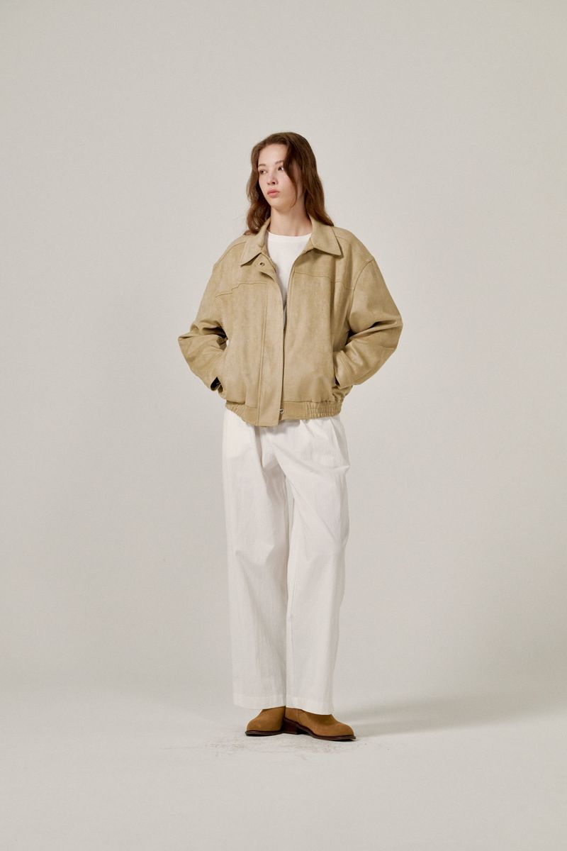 Suede jumper (Beige)