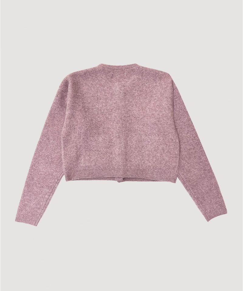 FLUFFY KNIT CARDIGAN