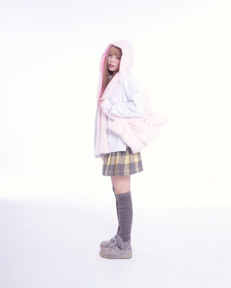 Fluffy Ribbon bag (pink)