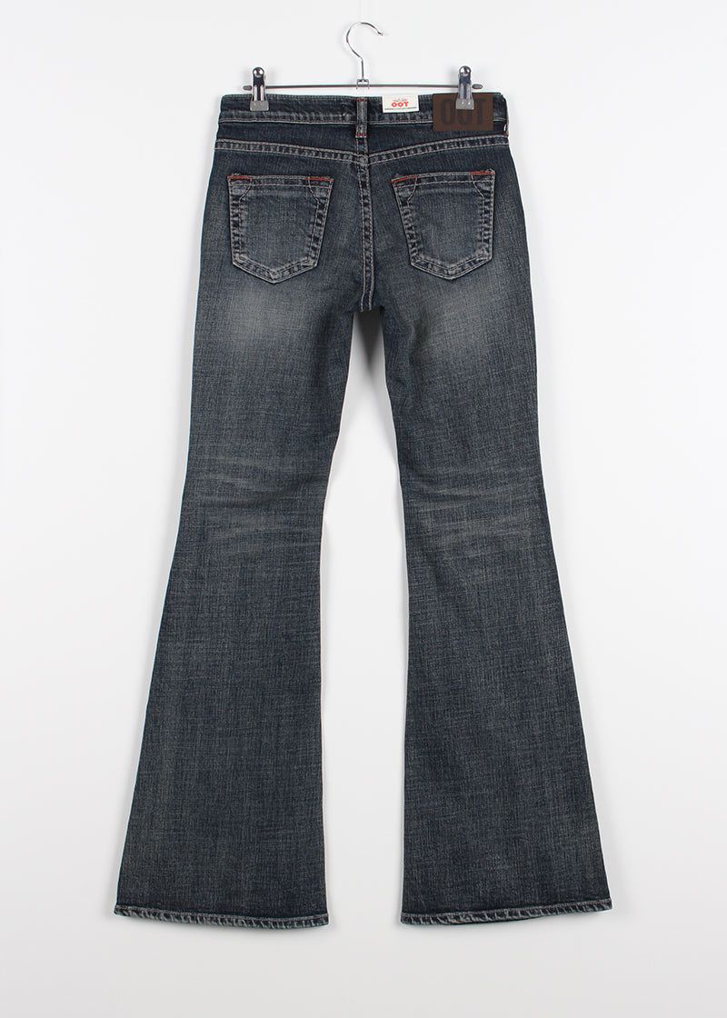BETTY LOW BOOTS CUT DENIM