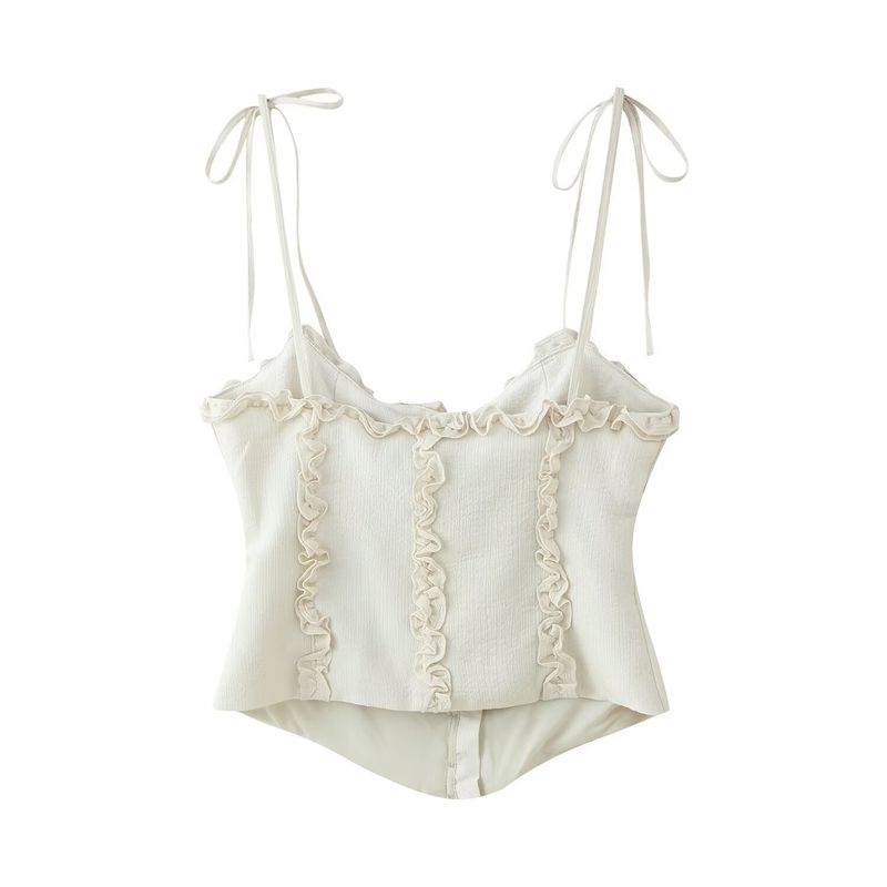 Yune Frill Corset Top