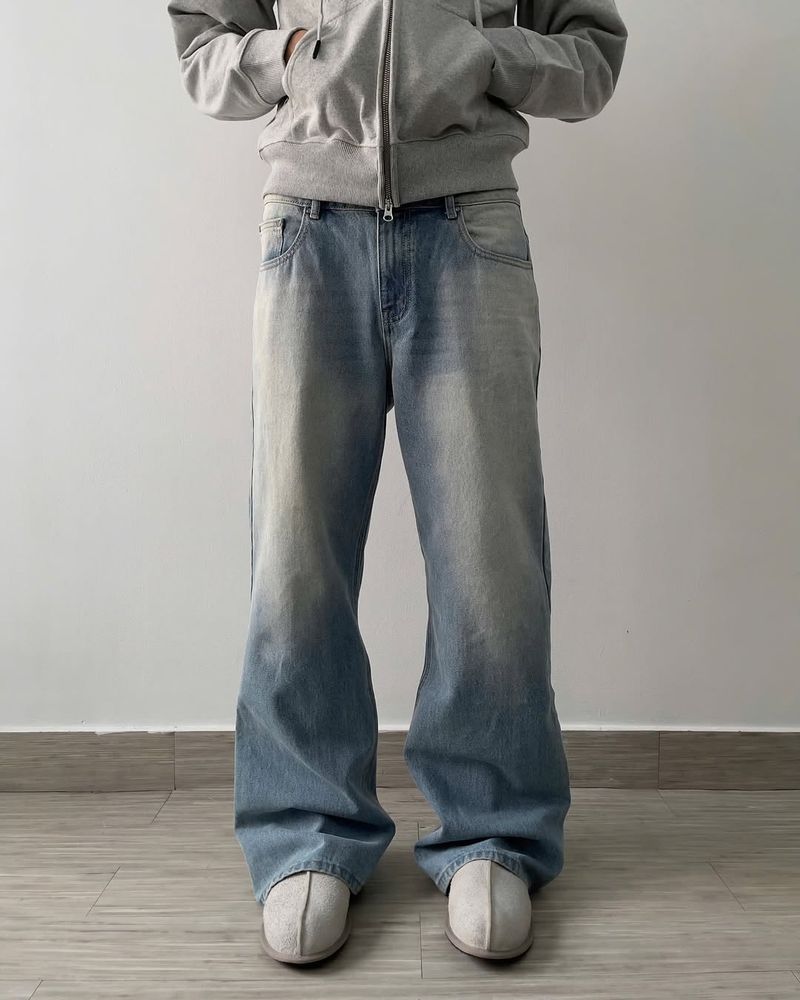 KMC Light Blue Flare Jeans