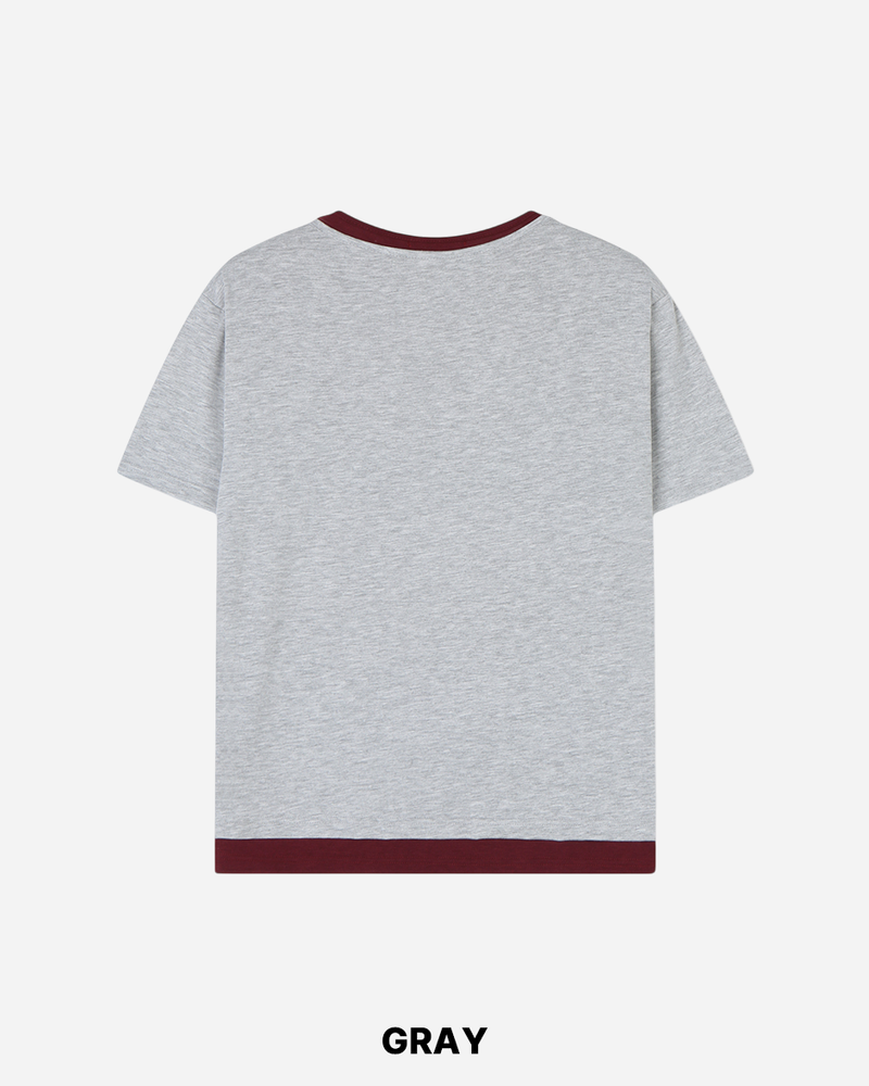 Clo Layered Buckle Short Sleeve T
