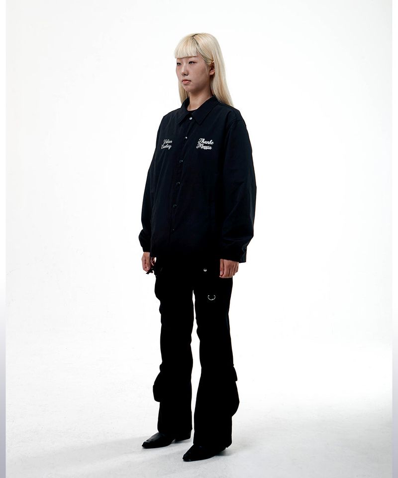 SOUTH COAST COACH JACKET-BLACK