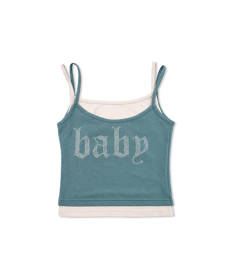 baby doll layered top (3colors)