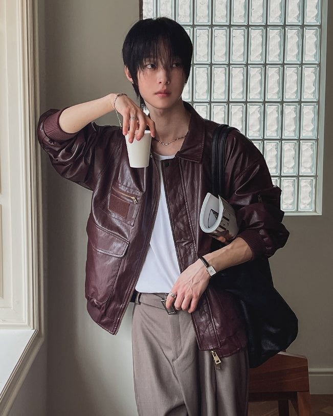 Salty Vintage Leather Jacket