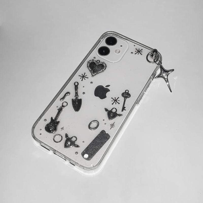 [MADE] Silver Dot Resin Case