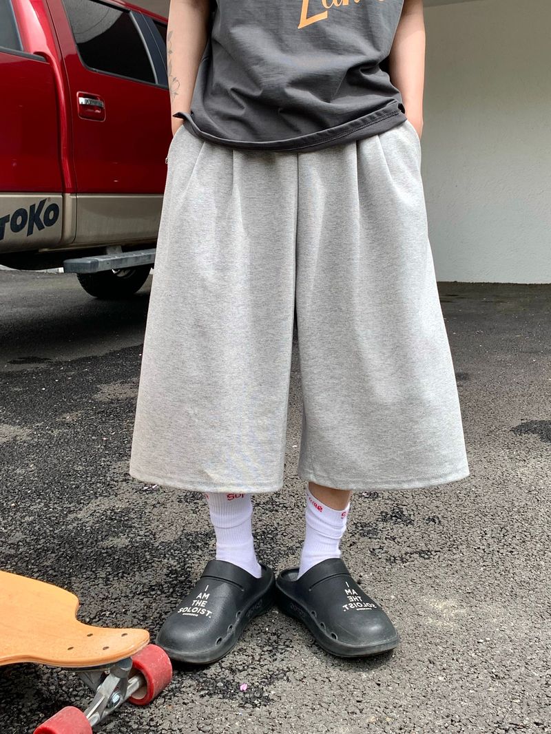 Double Cream 7-quarter Bermuda Pants 5C
